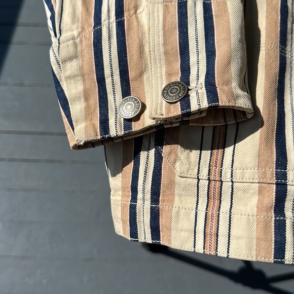 Ralph Lauren Striped denim like jacket - Picture 3 of 4